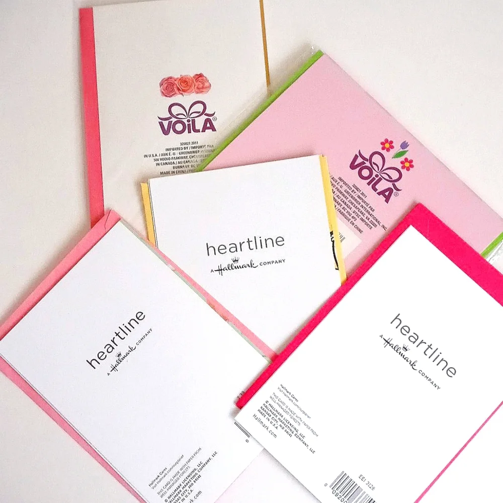 5 Assorted Easter Greeting Cards (1 Mother's) (4) Easter Greeting Card Set